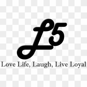 L5 - Calligraphy, HD Png Download - live laugh love png
