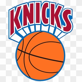 Old Ny Knicks Logo, HD Png Download - basketball outline png