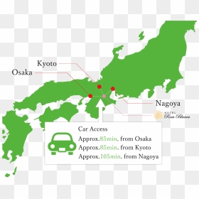 Outline Japan Map Transparent, HD Png Download - rosa blanca png