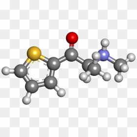 File - Thiothinone3d - Molecule, HD Png Download - thin circle png