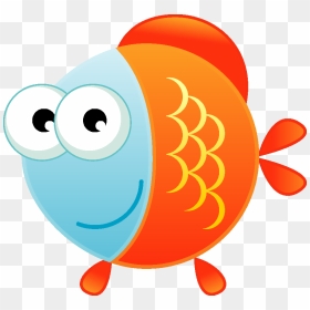Transparent Cute Fish Png - 小 魚 兒 卡通, Png Download - cute fish png