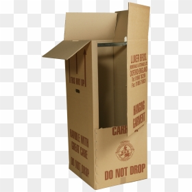 Solely Used For Packing Hanging Clothes With Shoes/handbags - Carton, HD Png Download - hanging clothes png