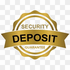 Security Deposit Badge - Security Deposit Logo, HD Png Download - security badge png