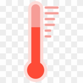 File - Thermometerhightemp - Illustration, HD Png Download - temperature icon png