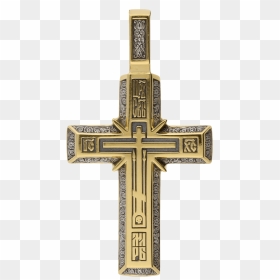 Russian Orthodox Silver Cross Pendant The Cross Of - Cross, HD Png Download - holy cross png