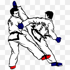 At Getdrawings Com Free - Taekwondo Itf Kicks Png, Transparent Png - taekwondo png