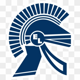 School Logo - East Lansing Trojans Logo, HD Png Download - basketball outline png