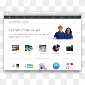 Apple Get Support Page - App Store, HD Png Download - iphone battery png
