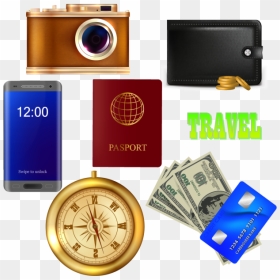 Traveler"s Set Icons, Travel, Suitcase, Camera Png - Travel, Transparent Png - travel icons png