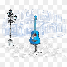 Guitars & Lutes Classification & Varieties - Harp, HD Png Download - lute png
