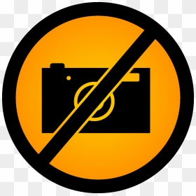 Do Not Take Photos A Ban On Taking Pictures Yellow - Not Take, HD Png Download - ban sign png
