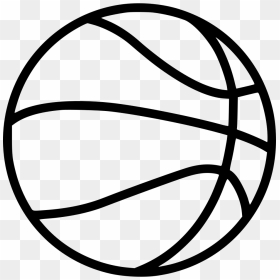 Basketball - Free Basketball Svg File, HD Png Download - basketball outline png