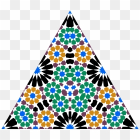 Seamless Alhambra Triangle Clip Arts - Triangle, HD Png Download - traingle png