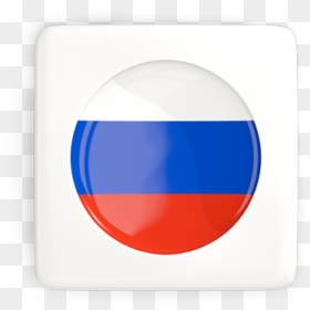 Square Icon With Round Flag - Флаги Стран Круглые Россия, HD Png Download - round square png