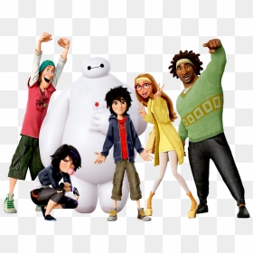 Big Hero 6 Clipart - Big Hero 6 Squad, HD Png Download - baymax png