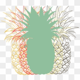 T-shirt, HD Png Download - pineapple silhouette png