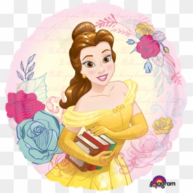 Belle Beauty & The Beast Large Foil Balloon - Princess Belle, HD Png Download - princess belle png