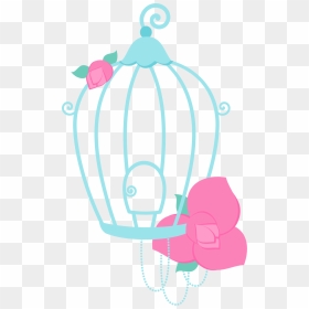 Picture Free Aves Pass Ros Corujas - Cute Cartoon Bird Cage, HD Png Download - pajaros png