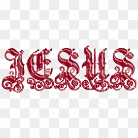 Crimson Jesus Typography Lines No Background Clip Arts - Christianity, HD Png Download - lines background png