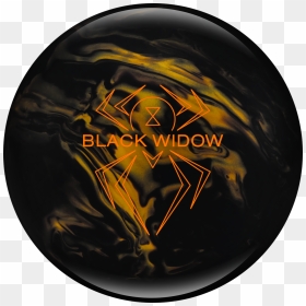 Gold Bowling Ball Png - Hammer Black Widow Black Gold Bowling Ball, Transparent Png - gold ball png