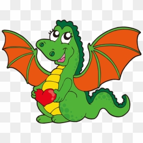 Dragon Cartoon Clip Art - Cartoon Cute Chinese Dragon, HD Png Download - cute dragon png