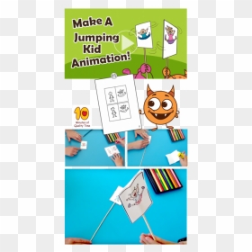 Cartoon, HD Png Download - kids jumping png