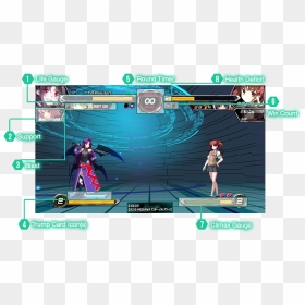 Transparent Video Game Health Bar Png - Dengeki Bunko Fighting Climax Android, Png Download - life bar png
