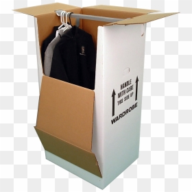 Wardrobe Moving Boxes - Two Men And A Truck Wardrobe Box, HD Png Download - moving boxes png