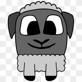 Sheep, Big Eyes, Cartoon Animal - Portable Network Graphics, HD Png Download - eyes cartoon png