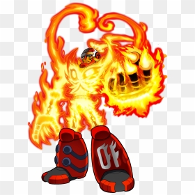 Transparent Provoke Clipart - Pyro Mighty Number 9, HD Png Download - pyro png