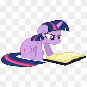 Fanmade Twilight Sparkle Reading A Book Vector - Reading Gif Transparent Background, HD Png Download - sparkle vector png