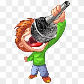 Microphone Animated Art Music School, Music Class, - Kids Microphone Clipart, HD Png Download - cartoon microphone png