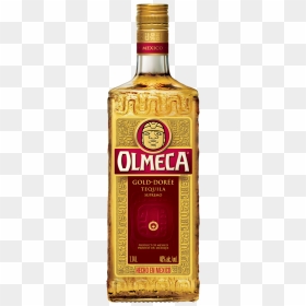 Olmeca Gold Tequila 750 Ml - Tequila Olmeca Reposado, HD Png Download - gold bottle png