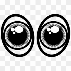 Abstract Eyes Look - Eyes Oval Clipart Black And White, HD Png Download - eye vector png