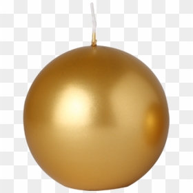 Christmas Ornament, HD Png Download - gold ball png