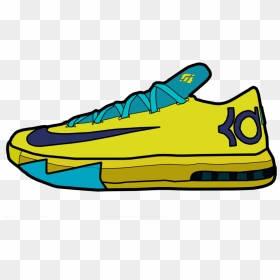 Shoes Cartoon Png - Easy To Draw Basketball Shoes, Transparent Png - cartoon shoes png