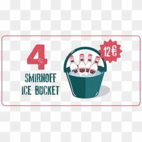 Bucket Of Smirnoff Ice, HD Png Download - smirnoff png
