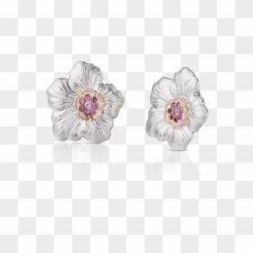 Gardenia Button Earrings - Buccellati Flower Earrings, HD Png Download - gardenia png