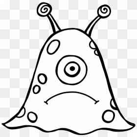 28 Collection Of Monster Clipart Black And White - Black And White Monster Clipart, HD Png Download - monster clipart png