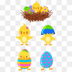 Free Png Download Easter Chicks Set Png Images Background - Clip Art Easter Chicks, Transparent Png - easter background png