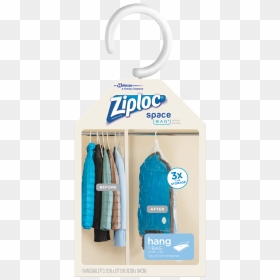 Ziploc Hanging Space Bag, HD Png Download - hanging clothes png
