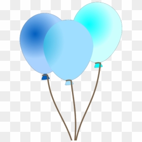 Emmas Blue Balloons Png Clip Art - Balloon, Transparent Png - vhv