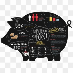 This Is The First Design Where All The Information - Pulled Pork Infographic, HD Png Download - pineapple silhouette png