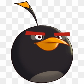 Angry Birds Wiki - Angry Birds Bomb Transparent, HD Png Download - angry mom png