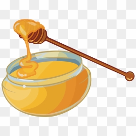 Svg Free Library Yuja Tea Jar Clip Art Sweet Transprent - Transparent Background Honey Jar Clipart, HD Png Download - honey pot png