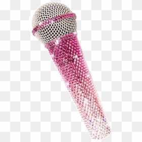 Microphone Glitter Transparent & Png Clipart Free Download - Glitter Microphone Png, Png Download - cartoon microphone png