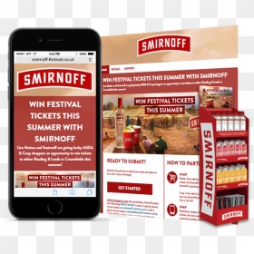Smirnoff Win Festival Tickets, HD Png Download - smirnoff png