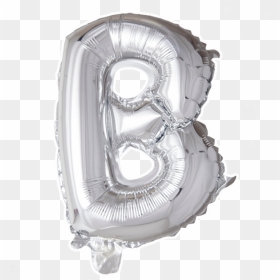 Foilballoon B , 40" - Balloon, HD Png Download - silver balloons png