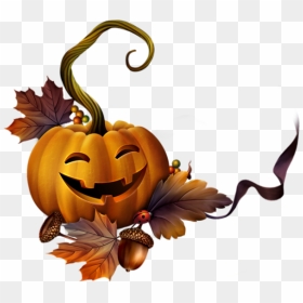 Pumpkin Cluster Clipart - Tubes Png Halloween, Transparent Png - pumpkin halloween png