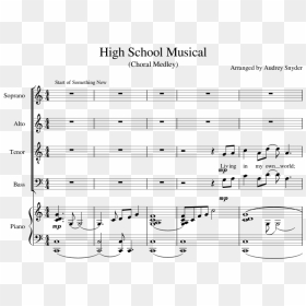 Transparent High School Musical Png - Sheet Music, Png Download - musical png